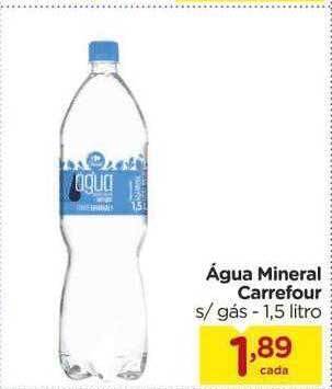 Carrefour Água mineral carrefour oferta