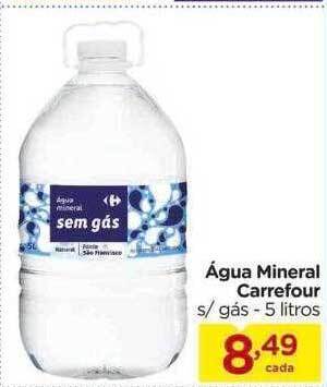 Carrefour Água mineral carrefour oferta