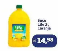Sempre Vale Supermercados Suco life laranja oferta