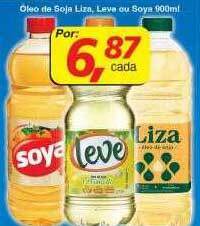 Óleo de soja liza leve ou soya