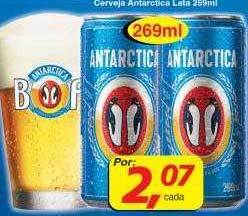 Supermercados Guanabara Cerveja antarctica lata oferta
