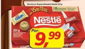 Supermercados Guanabara Bombons especialidades nestlé oferta