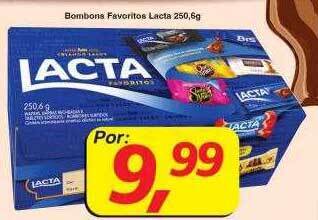 Supermercados Guanabara Bombons favoritos lacta oferta