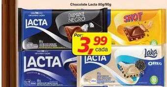 Supermercados Guanabara Chocolate lacta oferta