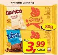 Supermercados Guanabara Chocolate garoto oferta