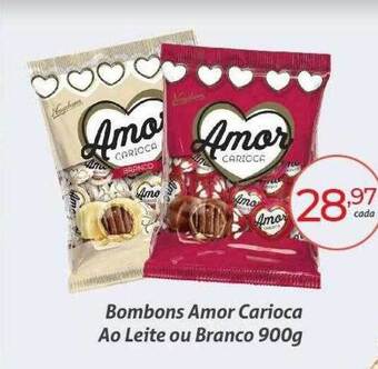 Bombons amor carioca ao leite ou branco