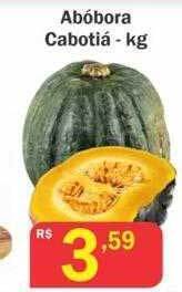 Supermercados Pedroso Abóbora cabotiá oferta