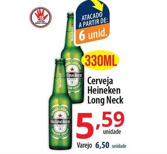 Akki Atacadista Cerveja heineken long neck oferta