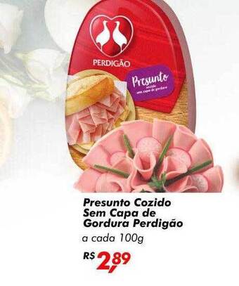 Big Box Presunto cozido sem capa de gordura perdigão oferta