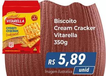 Hiper Moreira Biscoito cream cracker vitarella oferta