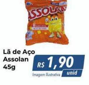 Hiper Moreira Lã de aço assolan oferta