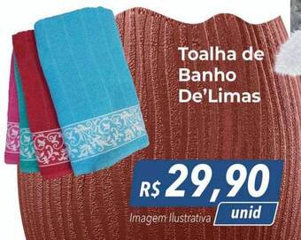 Toalha de banho de'limas
