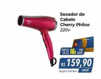 Hiper Moreira Secador de cabelo cherry philco 220v oferta