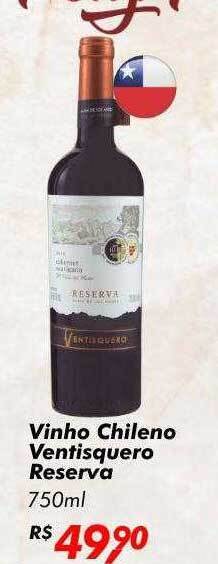 Big Box Vinho chileno ventisquero reserva oferta
