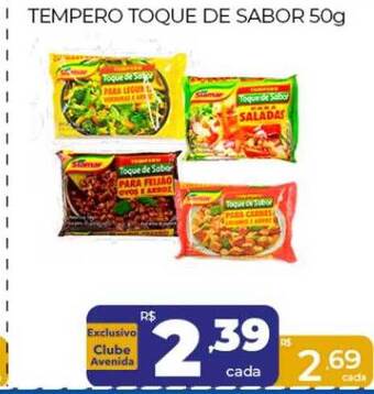 Supermercados Avenida Tempero toque de sabor oferta