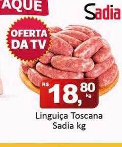 Rede Krill Linguiça toscana sadia kg oferta