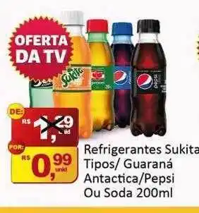 Rede Krill Refrigerantes sukita tipos - guaraná antarctica - pepsi ou soda oferta
