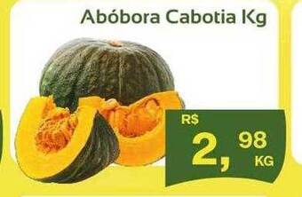 Supermercados Planalto Abóbora cabotia kg oferta