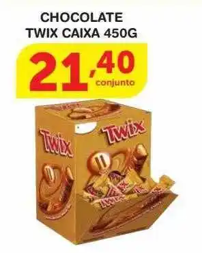 Chocolate twix caixa 450 g