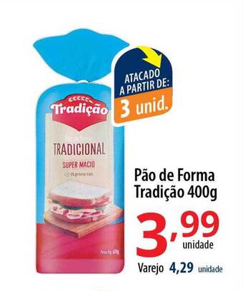 Akki Atacadista Pão de forma tradição oferta