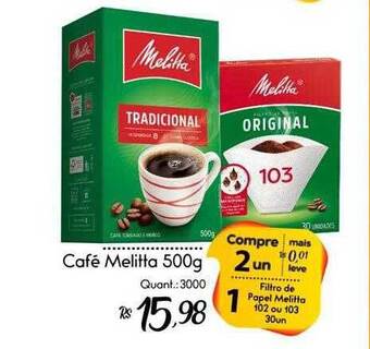 Giassi Supermercados Café melitta oferta