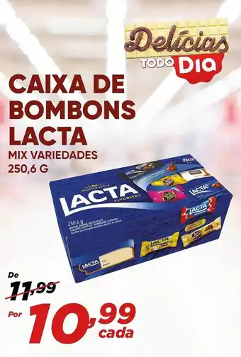 Dia Caixa de bombons lacta oferta