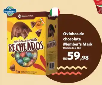 Sam's Club Ovinhos de Chocolate Member's Mark 1kg oferta