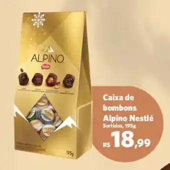 Sam's Club Caixa de Bombons Alpino Nestlé 195g oferta