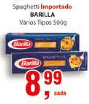 Supermercados Mundial Spaghetti Importado Barilla 500g oferta