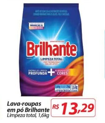 Nacional Lava Roupas em po Brilhante 1.6kg oferta