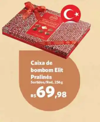 Sam's Club Caixa de Bombom Fit Pralinés 256g oferta
