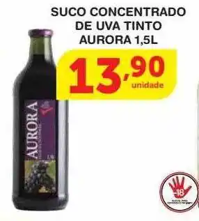 Roldão Suco concentrado de uva tinto aurora oferta