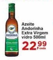 Rossi Supermercado Azeite Andorinha Extra Virgem Vidro 500ml oferta