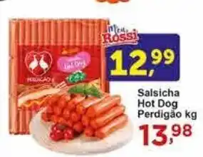 Rossi Supermercado Salsicha Hot Dog Perdigão 1kg oferta
