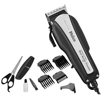 Benoit Máquina de cortar cabelo philco dual action titanium 4 pentes de corte oferta