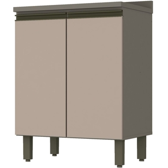 Balcão henn ce127-35 connect 2 portas mdf