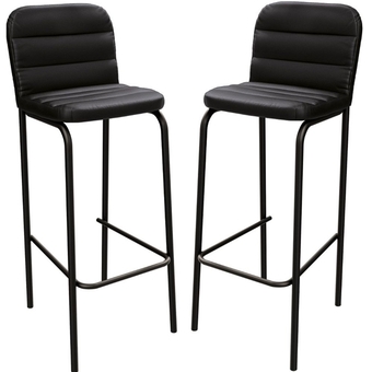 Conjunto 2 banquetas kappesberg 2b717 cali crome epoxi