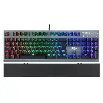 Benoit Teclado mecânico gamer rgb switch brown 107 teclas pkb92 philco oferta