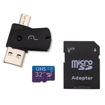 Benoit Kit cartão de memória 4x1 ultra high speed 32gb multilaser mc151 oferta