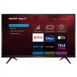 Benoit Smart tv roku led 32 semp 32r5500 hd wifi dual band 3 hdmi 1 usb oferta