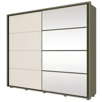 Benoit Guarda roupa / roupeiro casal henn cavic com espelho 2 portas deslizantes 6 gavetas com vidro oferta