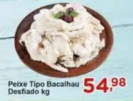 Rossi Supermercado Peixe tipo Bacalhau Desfiado 1kg oferta