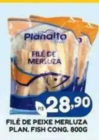 Bramil Supermercados Filé de peixe merluza plan. fish cong. oferta