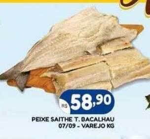 Peixe saithe t-bacalhau 07-09 - varejo kg