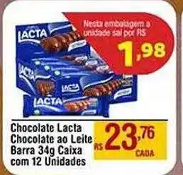 Max Atacadista Chocolate lacta chocolate ao leite barra oferta