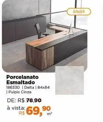 Lojas TaQi Porcelanato esmaltado 186330 delta oferta