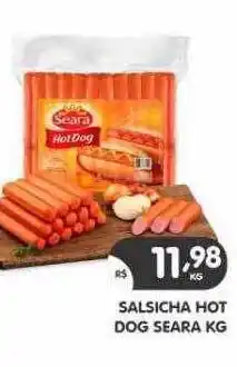 Supermercados Real Salsicha hot dog seara oferta