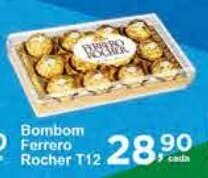 Rossi Supermercado Bombom Ferrero Rocher T12 oferta