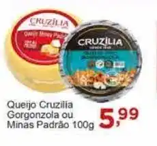 Rossi Supermercado Queijo Cruzilia Gorgonzola ou Minas Padrão 100g oferta
