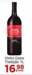 Rossi Supermercado Vinho Goes Tradição 1L oferta
